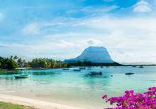 MAURITIUS, AZ INDIAI-ÓCEÁN CSILLAGA - Budapest BUD, Repülő