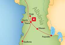 Albánia csillagtúra -  BUD, Repülő