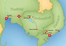 Thaiföld, Vietnám és Kambodzsa körutazás tengerparti pihenéssel -  BUD, Repülő