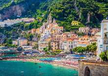 Nápoly-Sorrento strandolással - Budapest, Repülő