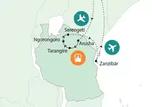 Tanzániai szafari és nyaralás Zanzibáron