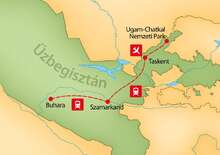Üzbegisztán körutazás -  BUD, Repülő