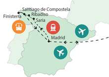 El Camino zarándokút Galíciában