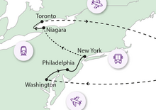 USA Keleti part és a Niagara-vízesés