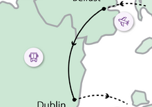 Karácsonyi fények Dublinban és Belfastban