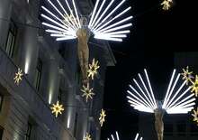 London karácsonyi fényben