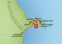 Azerbajdzsán városlátogatás -  BUD, Repülő