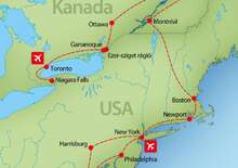 USA-Kanada ősz -  BUD, Repülő