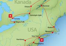 USA-Kanada ősz -  BUD, Repülő