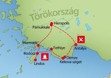 Lykiai körutazás Rodosz érintésével -  BUD, Repülő