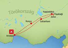 Kappadókia -  BUD, Repülő