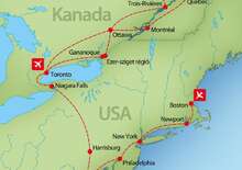USA-Kanada -  BUD, Repülő