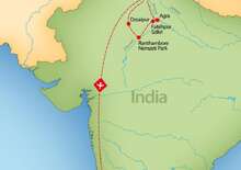 India varázsa és Goa tengerpartjai -  BUD, Repülő