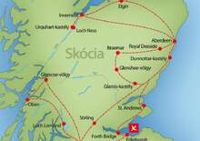 Skócia körutazás -  BUD, Repülő