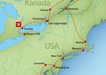 USA-Kanada -  BUD, Repülő