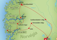 Három fjord – norvég nyári körutazás -  BUD, Repülő